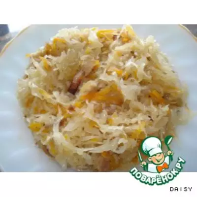 Солянка из квашеной капусты (не суп)