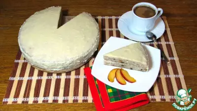Банановый торт с кремом "Рафаэлло"