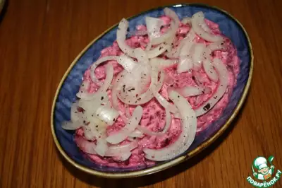 Свекольный салат борани