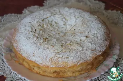 Французский миндально-яблочный пирог