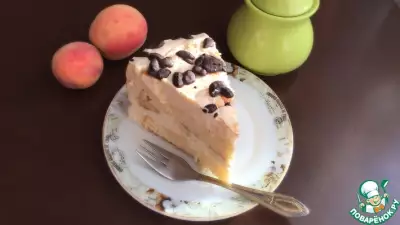 Сливочно-кофейный торт с бананом