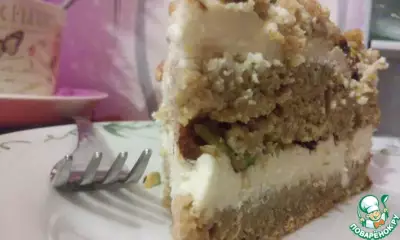 Тыквенный торт с ромовым кремом