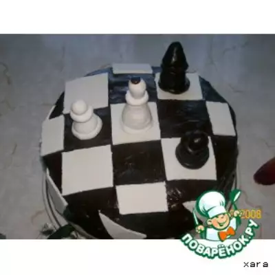 Шахматный торт