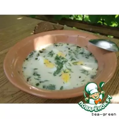 Суп "Дачный" из крапивы