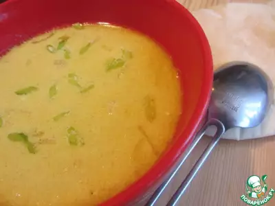 Пряный бархатный куриный суп