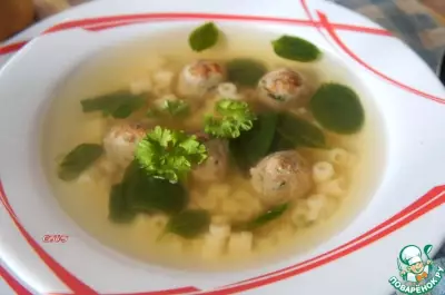 Итальянский свадебный суп