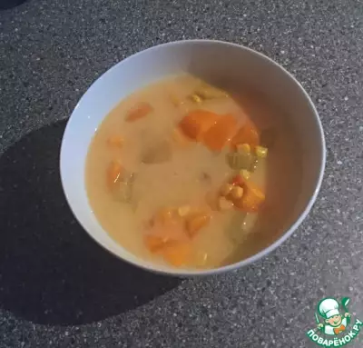 Мангово-тыквенный суп