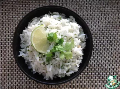 Ароматный рис с кинзой