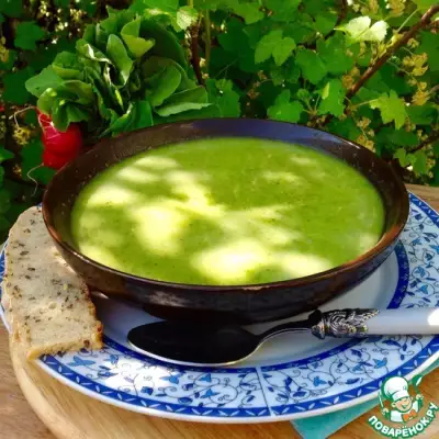 Бархатный весенний суп