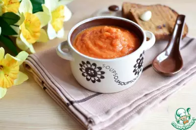 Овощной суп на томатном соке