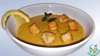 Турецкий чечевичный суп-пюре "Мерджимек чорбасы"