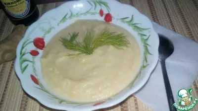 Картофельный суп-пюре с курицей