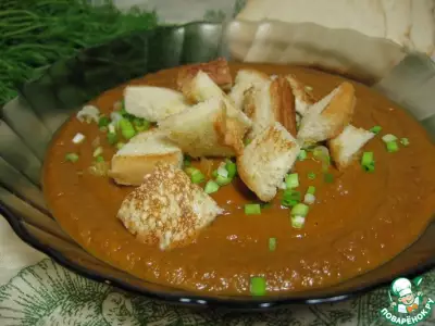 Томатно-чечевичный суп-пюре