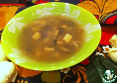 Мисо-суп с шампиньонами