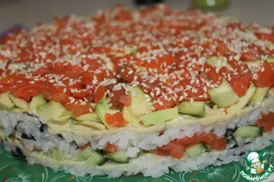 Суши-торт
