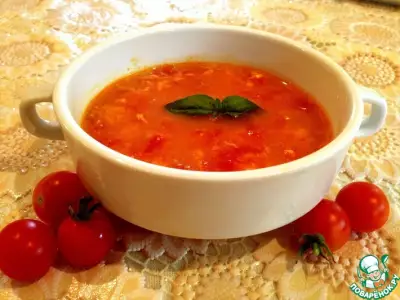 Летний томатный суп
