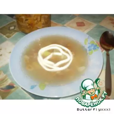 Суп грибной "Лисичка"