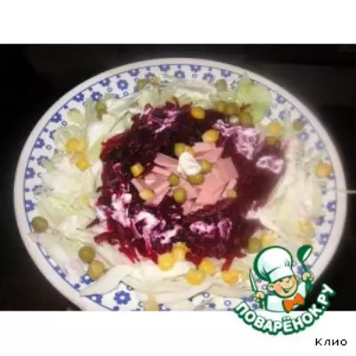 Капустно-свекольный салатик