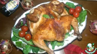 Цыпленок, запеченный в духовке