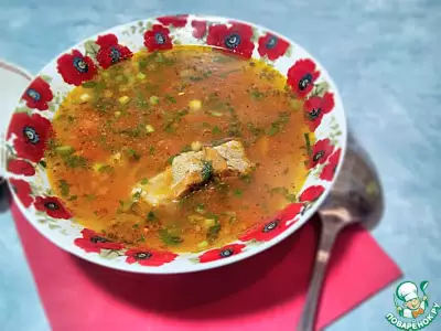 Красный суп с ребрами с антипохмельным эффектом