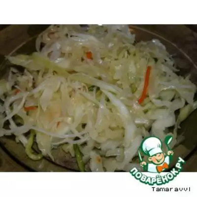 Салат с рисовой лапшой (2 вариант)