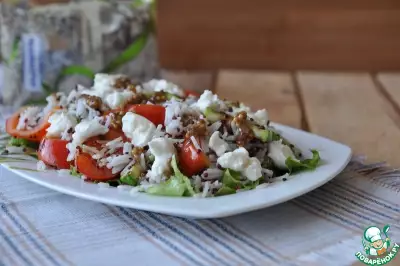 Салат из смеси круп в итальянском стиле