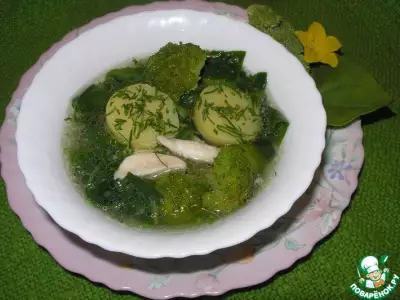 Суп зелёная рапсодия