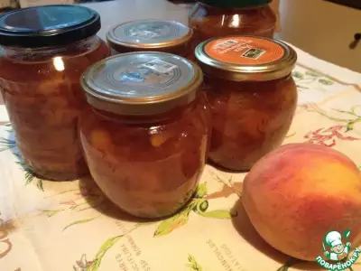 Персиковое варенье с лавандой