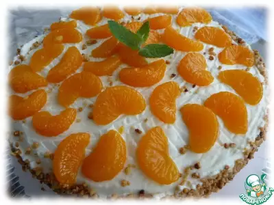 Мандариновый торт с пралине (Mandarinentorte mit Krokant)