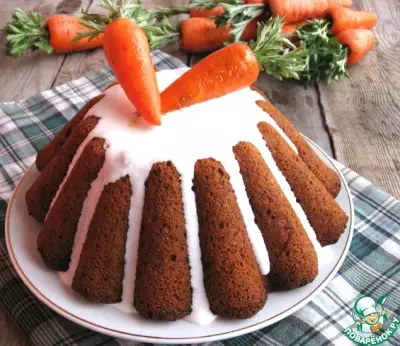 Старомодный морковный кекс
