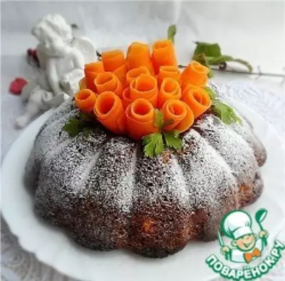 Морковно-ореховый кекс