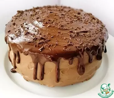 Торт "Шоколадно-брусничный глинтвейн"