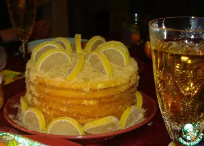 Постный апельсиновый торт