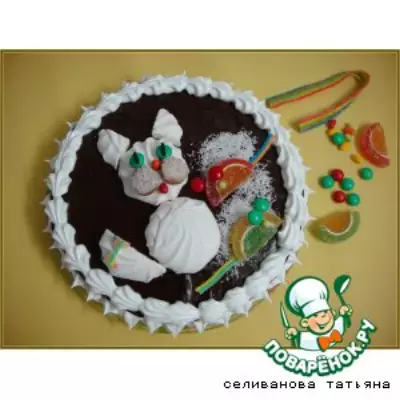 Украшение торта Кошки-мышки