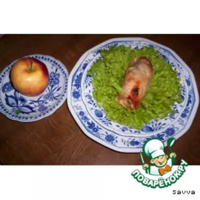 Курица с яблоками молодильная курочка