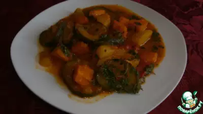 Овощное рагу по-индийски