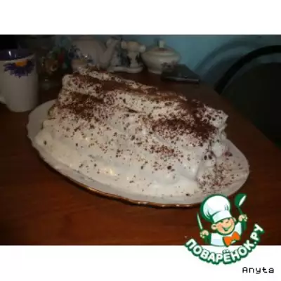Торт Вишневый сугроб