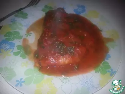 Куриные грудки под томатным соусом