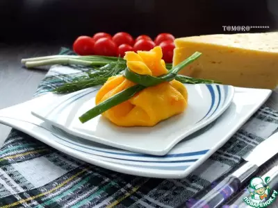 Салат в сырном мешочке "Восторг"