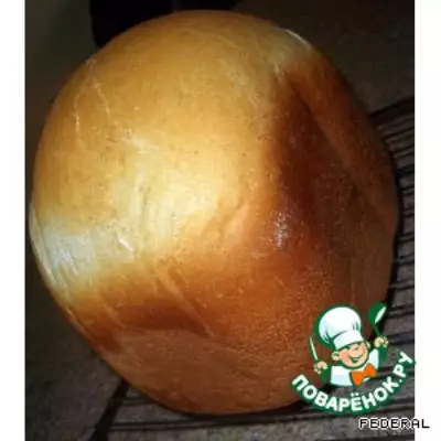 Хлеб серый на кефире