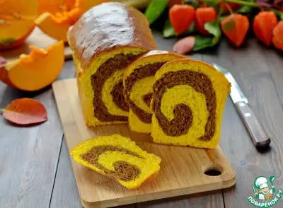 Тыквенно-шоколадный хлеб