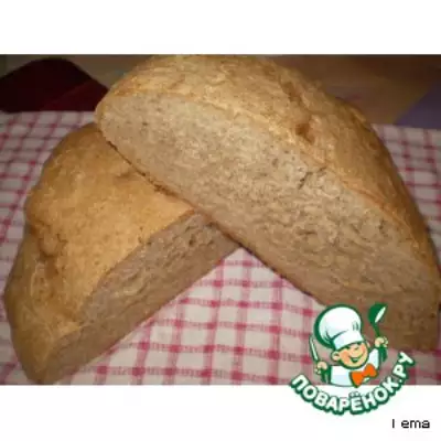 Очень простой серый хлеб
