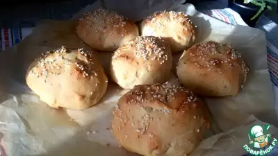 Хлебные булочки на кефире