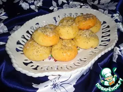 Творожные булочки в апельсиновом сиропе