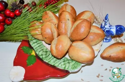 Ржано-пшеничные булки "Колосок" и "Зерно"