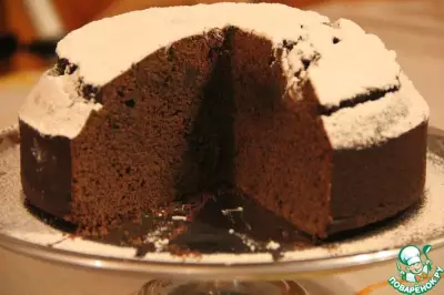 Финико-шоколадный пирог