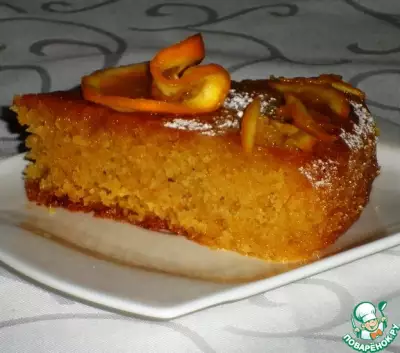 Марокканский апельсиново-миндальный пирог