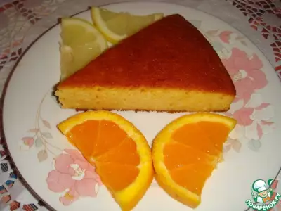 Миндально-апельсиновый пирог на меду без муки и сахара