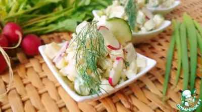 Урожайный куриный салат