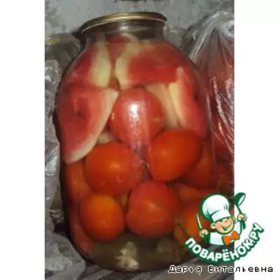 Арбузы с помидорами